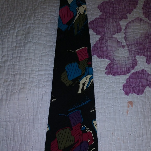 Neo Max Art Tie 100% Silk NWOT - Picture 1 of 3